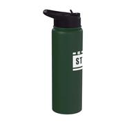 Be Strong and Move On - Motivational Saying Positive Mindset Stainless Steel Insulated Water Bottle