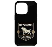 Be Strong Like A Bull Weightlifting Motivational Gym Power Case for iPhone 13 Pro