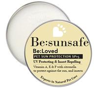 Be:sun Cat and Dog Paw Balm for Sun Protection - Natural Insect Repellent Itchy Dog Skin Relief | Vitamin A, E and F, Beeswax, Shea Butter, Chamomile | Cat and Dog Accessories | 250g | Be:Loved