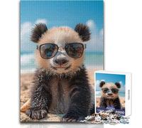 Be The Cool Panda 1000 Jigsaw Puzzle Cognitive Development Fun Game Special Thoughtful Celebration Present Size 50x75cm