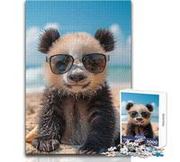 Be The Cool Panda Teenager Jigsaw Puzzles 1000 Pieces Educational Observation Skill Game Perfect Meaningful Festive Gift Size 38x26cm