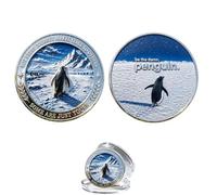 Be the Damn Penguin Coin, "Some Are Just Yours" Double-Sided Inspirational Penguin Pocket Coins, Inspirational Gift for Family Friends Loved Ones (1pc)