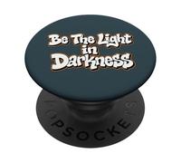 Be The Light in Darkness Graffiti Street Art Motivational PopSockets Adhesive PopGrip