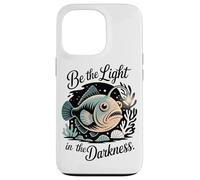Be The Light In The Darkness Angler Fish Motivation Case for iPhone 13 Pro