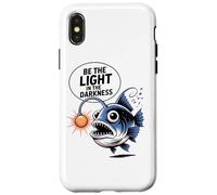 Be The Light In The Darkness Cute Anglerfish Case for iPhone X/XS