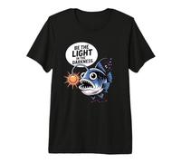 Be The Light in The Darkness Cute Anglerfish Premium T-Shirt