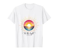 Be The Light Mathew 5:14 Sunset Sunrise Christian Faith T-Shirt