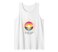 Be The Light Mathew 5:14 Sunset Sunrise Christian Faith Tank Top