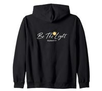 Be The Light Matthew 5:14 Bible Verse Christian Zip Hoodie
