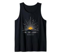 Be The Light Matthew 5:14 Christian Sunrise Faith Tank Top