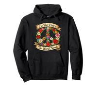 Be The Peace This World Needs Positive Uplifting Message Pullover Hoodie