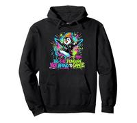 Be the Penguin Not Afraid to Dance Graffiti Style Cute Pullover Hoodie