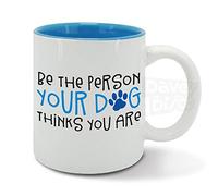 Be The Person Your Dog Thinks You are, Dog Walker, Trainer, Funny, pet Lover, Blue Colour Inside, Mug Cup