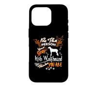 Be The Person Your Scary Irish Wolfhound Dog Halloween Case for iPhone 16 Pro