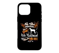 Be The Person Your Scary Irish Wolfhound Dog Halloween Case for iPhone 16 Pro Max