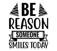 be the reason someone smiles today 1 01 A4 Poster on Canvas - Inspirational Motivational Wall Art daily Life Quote encouraging famous short phrases inspiring words spiritual hope messages success say