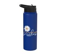 Be The Reason Someone Smiles Today Optimism Happiness Stainless Steel Insulated Water Bottle