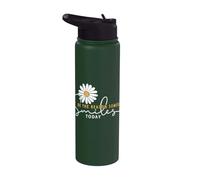 Be The Reason Someone Smiles Today Optimism Happiness Stainless Steel Insulated Water Bottle