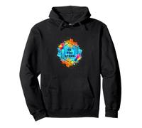 Be The Spark Motivational Typography Paint Stroke Pullover Hoodie