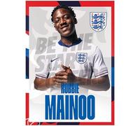 Be The Star Posters England Mainoo 24/25 Home Headshot Poster A3