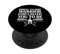Be The Warrior God Called You To Be Christian Son of God PopSockets Adhesive PopGrip