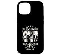 Be The Warrior God Called You To Be Faith Bible Verse Case for iPhone 15