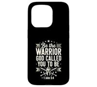 Be The Warrior God Called You To Be Faith Bible Verse Case for iPhone 15 Pro