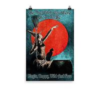 Be The Witch You Were Born To Be, Magic, Happy, Wind And Free, Halloween Farmyard Home Decor Art Wall Decor Metal Sign Poster 8X12 Inches
