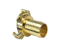 BE-TOOL 1" Brass Geka Type Quick Connector, Hose Connector for Garden Irrigation Systems, Heavy-Duty Hose Fitting Connector, Male Hose Thread with Rubber Seals Secured