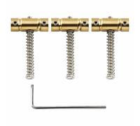 BE-TOOL 10.8mm Compensated Brass Saddles Set with Wrench, 3 Pack | Compatible with Fender Telecaster Tele, Fixes Intonation, 10.8mm Spacing, Electric Guitar Replacement Parts