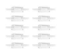 BE-TOOL 10Pcs Aquarium Check Valves, 4mm White One Way Clear Air Pumps Non-Return Valves Pump Protectors for Airline Tubing Fish Tank Accessories