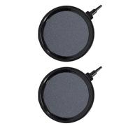 BE-TOOL 2 Pack Air Stone Bubble Ring Disc, 10.5cm/4.13in Adjustable Aquarium Air Stone Round Durable Airstones Fish Tank Bubbler for 4mm/8mm Hose for Aquariums Pond