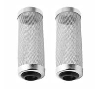 BE-TOOL 2 Pcs Shrimp Filter Guards, Stainless Steel Aquarium Tank Filter Mesh Inflow Not Easy to Rust Aquarium Guard Intake Cover Prevents Small Fish Shrimp from Getting Sucked Up (6.8cm*2.5cm*1.2cm)