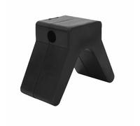 BE-TOOL 2in V-Span Boat Trailer Bow Stop, V-Style Boat Trailer Bow Stop Block Non Marking Mounting Hole 13mm/0.51in Rubber Marine Parts Strong Support for Yachts and Kayaks (99mm*77mm/3.9in*3.03in)