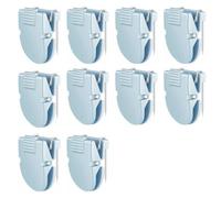 BE-TOOL 30 Pcs Fabric Wall Cubicle Clips, Light Blue