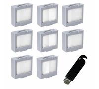 BE-TOOL 8Pcs Replacement HEPA Filter, HEPA Replacement Filters with Cleaning Brush Vacuum Part Compatible with iRobot Roomba Max 705 Vac and Plus 504 Robotic Vacuum