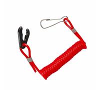 BE-TOOL Boat Engine Safety Kill Stop Switch Lanyard, Compatible with Honda | High Visibility, High-Strength Elastic Plastic Material, Simple Operation, Red