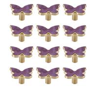 BE-TOOL Butterfly Zinc Alloy Cabinet Knob, 12PCS Drawer Knobs Set, 23 * 51mm, Furniture Knobs Dresser Knob for Closet Drawer Dresser Door (Set-B)