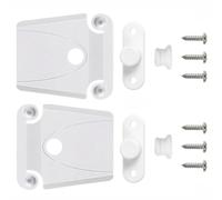 BE-TOOL Cooler Latch Replacement Parts, 2 Pack Plastic Latch Posts & 6 Screws Compatible with 50-165 Quart Ice Chest, Complete DIY Repair Kit for Lid Latch