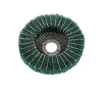 BE-TOOL Flap Discs, 10 Pack of 100mm 180 Grit Flap Sanding Discs, Aluminium Oxide Flap Discs Angle Grinders for Use On Wood, Metal and Plastic (Green)