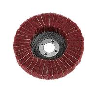 BE-TOOL Flap Discs, 10 Pack of 100mm 320 Grit Flap Sanding Discs, Aluminium Oxide Flap Discs Angle Grinders for Use On Wood, Metal and Plastic (Red)