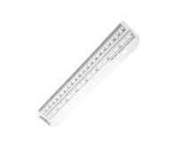 BE-TOOL Flexible Ruler, Clear Plastic, PVC, 22cm, A5 Ring Binder Compatible, Soft, Bendable, Shatterproof, Measuring Ruler, Page Divider, Journal Organizer