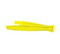 BE-TOOL Folding Fish Measure Board, 32in/80cm Metric & Imperial Scale | Crab Measuring Tool, Portable Fold-Out Ruler, Easy to Read, Bump Board for Boat Kayak Flyfishing