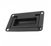 BE-TOOL L/Black Flush Hatch Locker, Drawer Handles Zinc Alloy Recessed Flush Door Pull or Drawer Access Door Space Door Toolbox