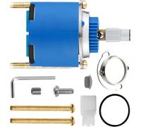 BE-TOOL Mixer Tap Cartridge, Drip-Free Seal Ceramic Disc Cartridg Valve | Plastic & Ceramic, Smooth Rotation, Stops Leaks & Drips, Replaces 46048000, Compatible with Grohe Single-Handle Sink Faucets