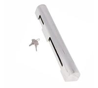 BE-TOOL Outboard Motor Transom Lock, Silver Quick Release/Install Boat Motor Lock with Keys for Achts Fishing Boats Small Outboard Motors (303mm*40mm*41mm)