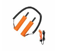 BE-TOOL Retractable Ice Safety Picks Kit, Yellow Portable Retractable Ice Awls Ice Breaking Accessories for Professional Ice Workers Like Rescue Teams and Ice Fishing Enthusiasts