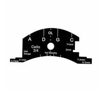 BE-TOOL Violin Bridges Repair, 3/4 Clear Mark for Viola Cello Violin