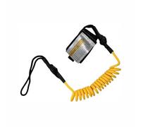 BE-TOOL Yellow Surfing Leash, Paddle Board Ankle Strap TPU Surf Leash for Flat and Open Water Stand Up Paddle Board