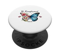 Be Transformed Christian Scripture Quote PopSockets Adhesive PopGrip